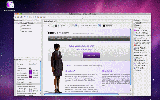 html editor for the mac